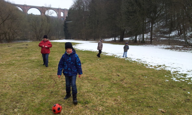 Ballspaß im Elstertal
