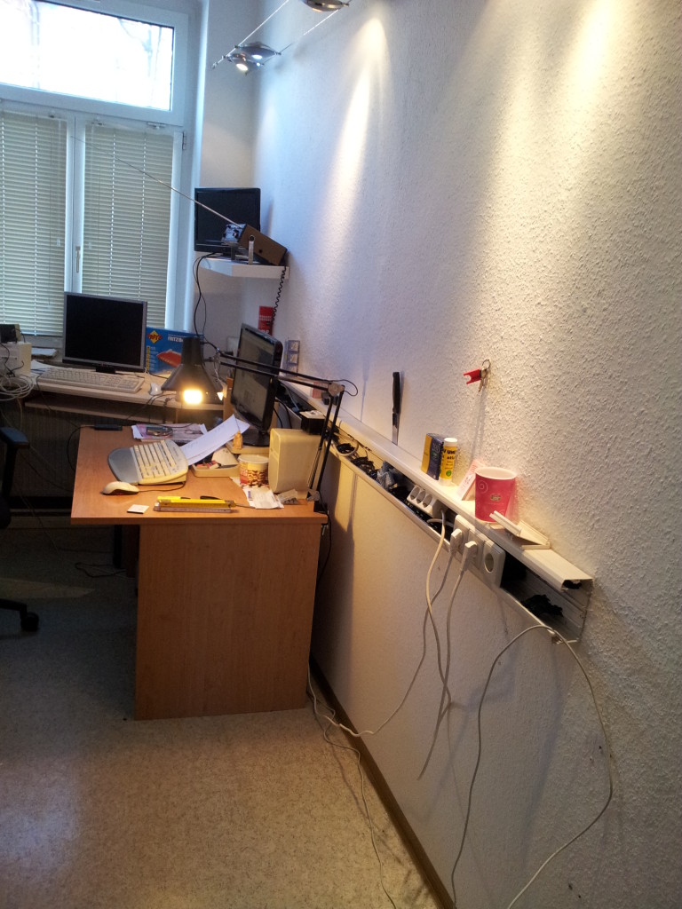2015-02-14 Altes Büro wird renoviert.