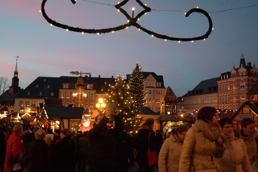 Annaberger Weihnachtsmarkt 2015 im Erzgebirge