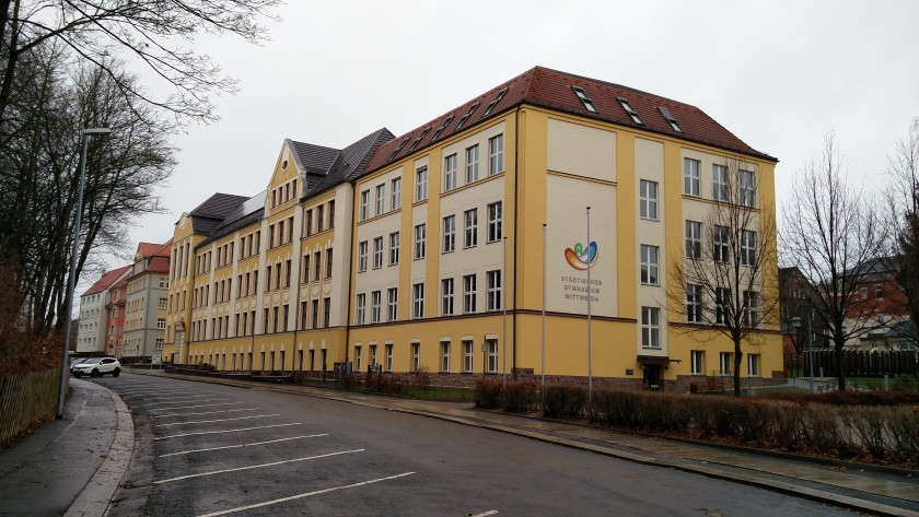 Früher EOS - Heute Gymnasium in Mittweida