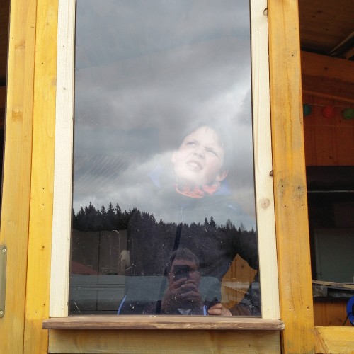 Ausbaustufe Fenster an der Hütte
