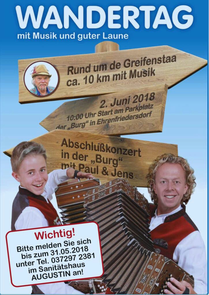 Wandertag mit Musik und guter Laune