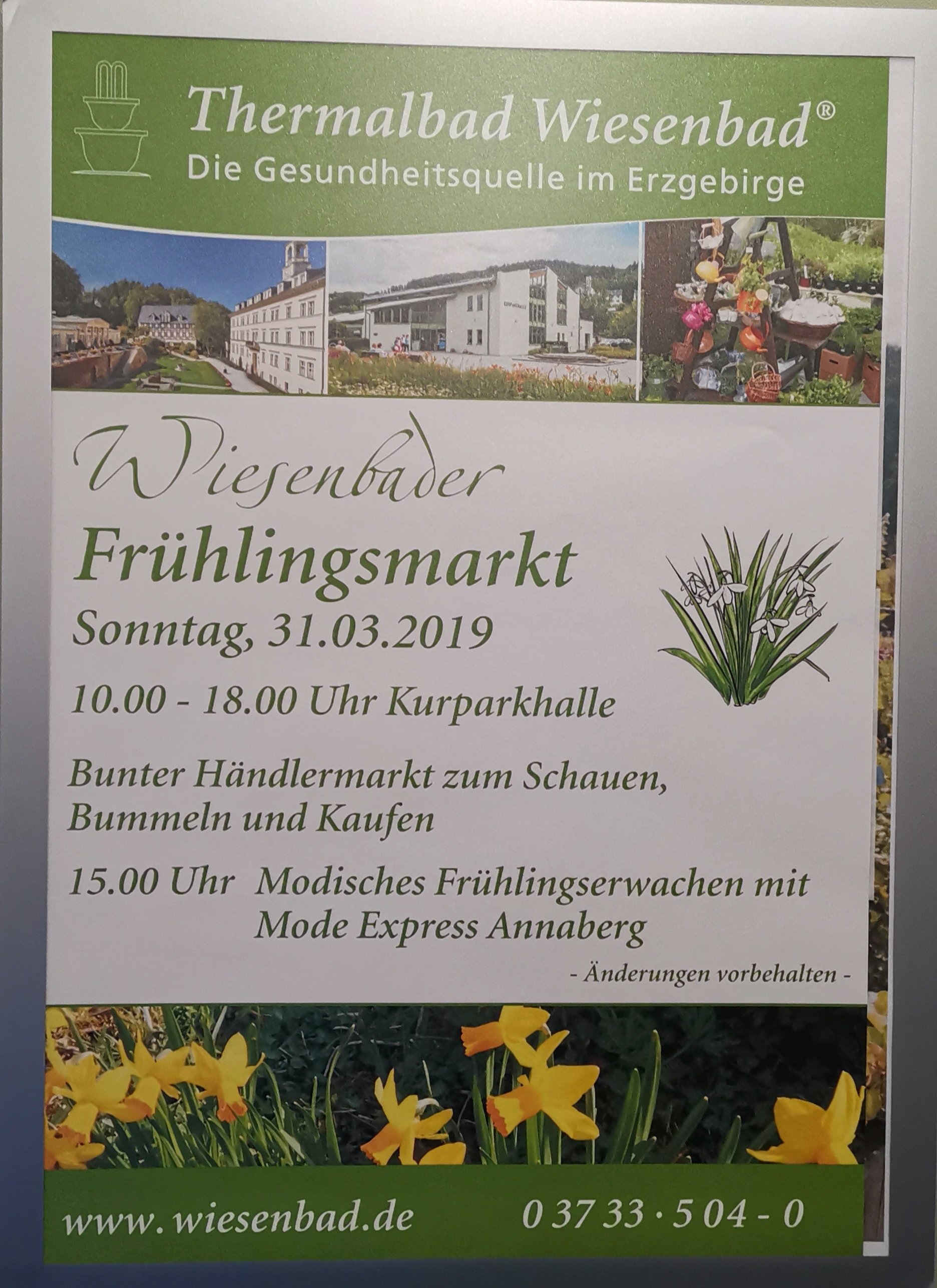 Wiesenbader Frühlingsmarkt 2019