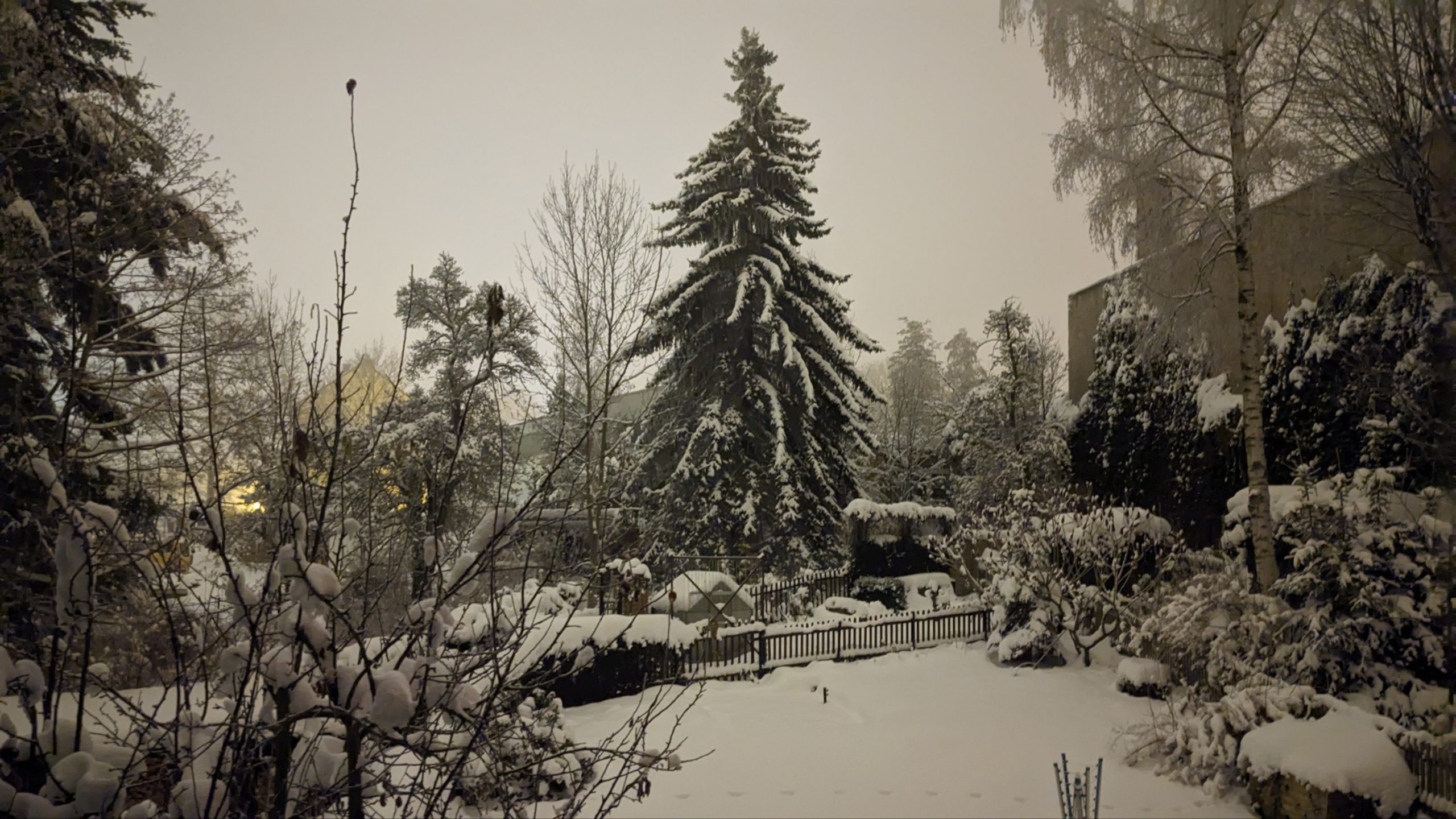 Winterstimmung Früh um Fünfe