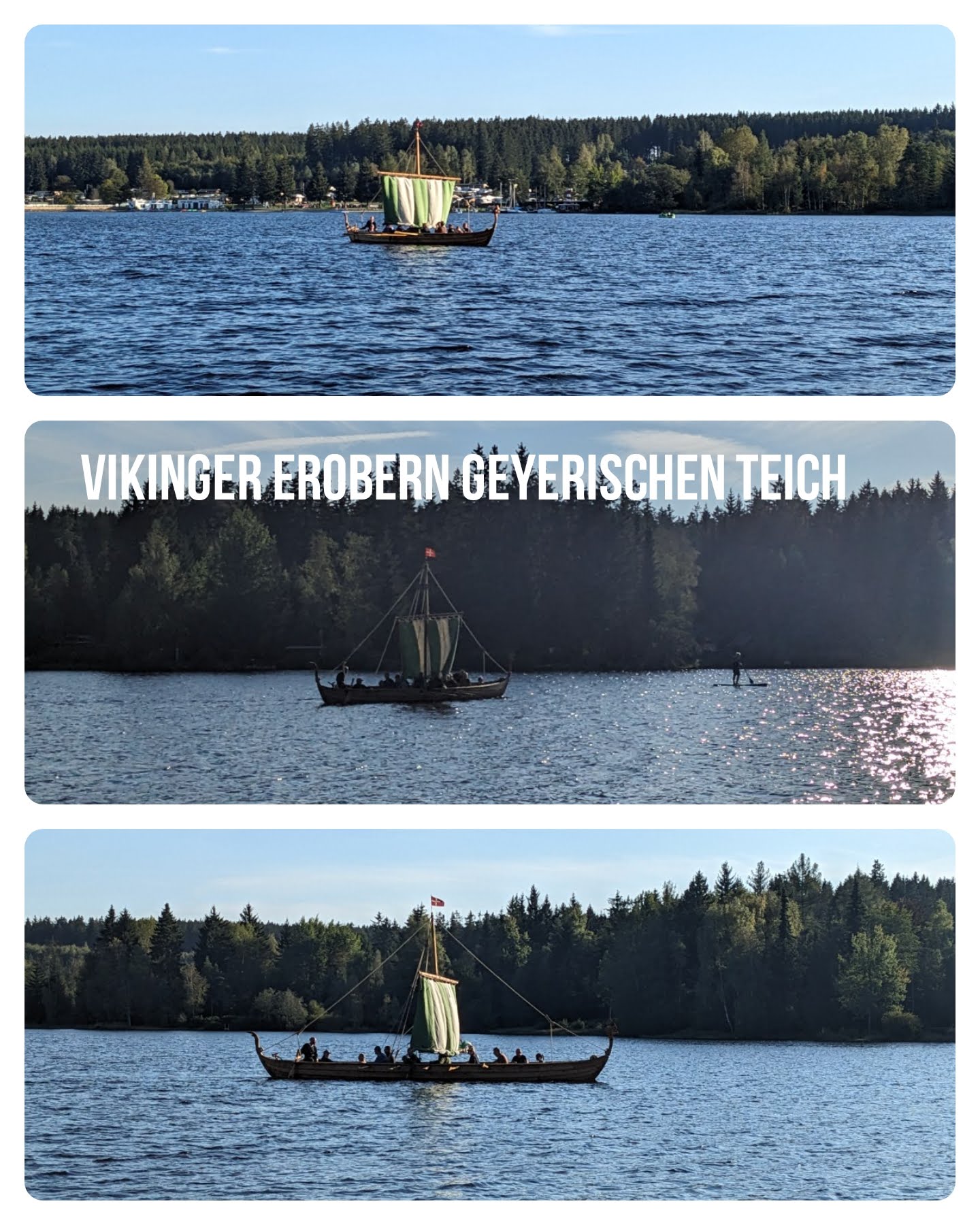 Wikinger auf dem Geyerscher Teich