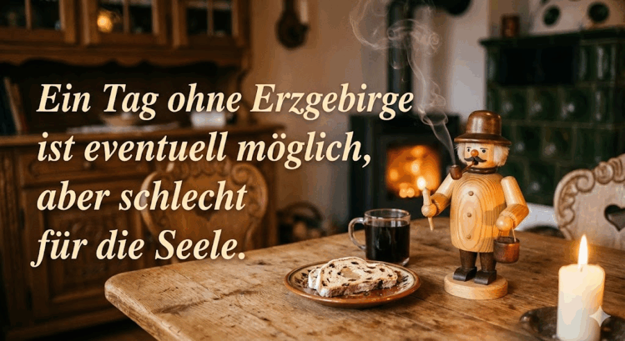 Ein Tag ohne Erzgebirge ist eventuell möglich, aber schlecht für die Seele.